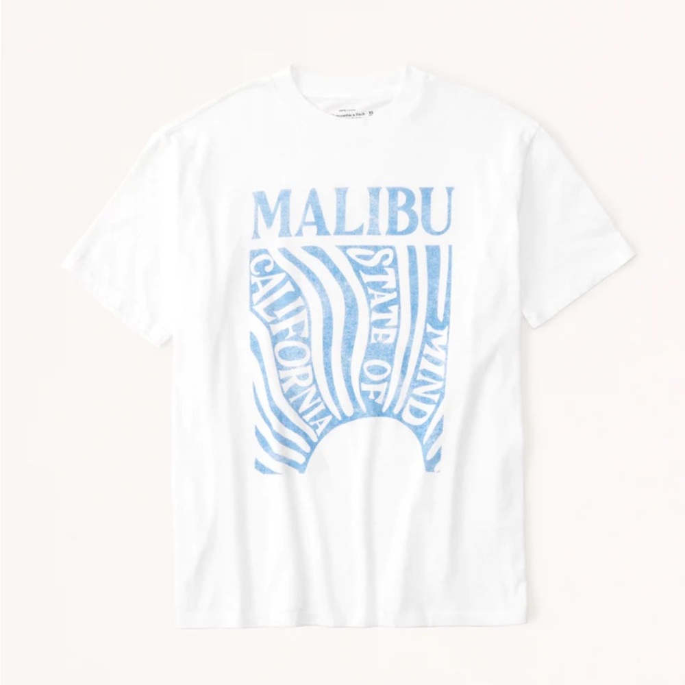 Abercrombie Malibu Boyfriend Cut T-Shirt